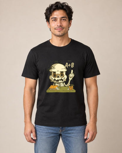 Skeleton Teacher Halloween Tee — Additional product view