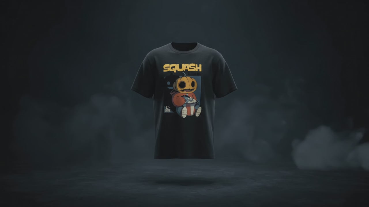 Pumpkin Popcorn Halloween Tee — product video