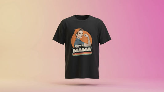 Super Mama Graphic Tee — product video