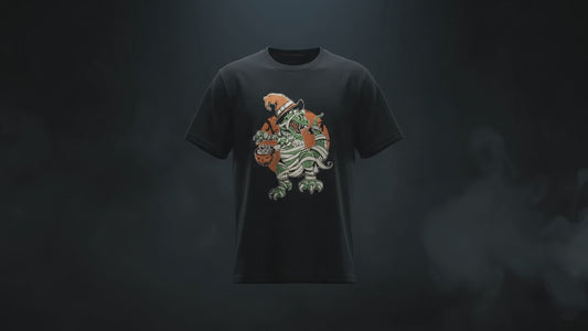 Halloween Dino Graphic Tee — product video